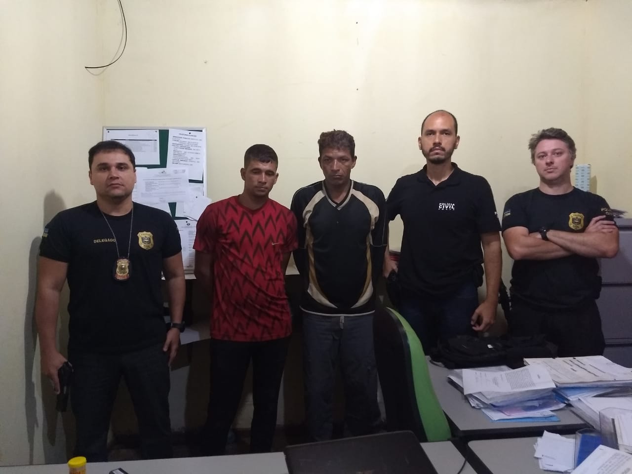 POLÍCIA CIVIL PRENDE DOIS HOMENS POR FURTO QUALIFICADO EM CALÇOENE